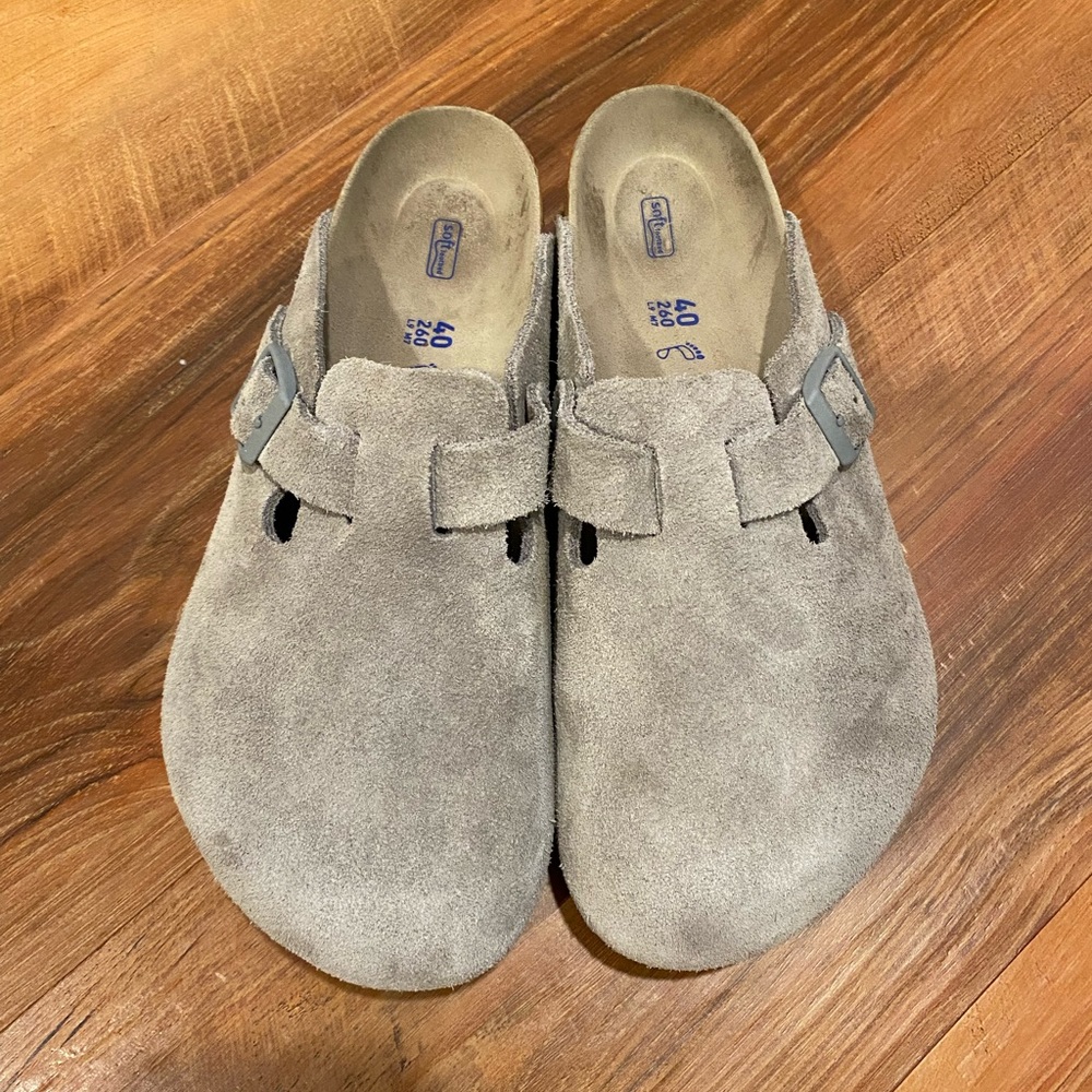 Birkenstock Boston Stone/Coin Regular/Wide Size 40